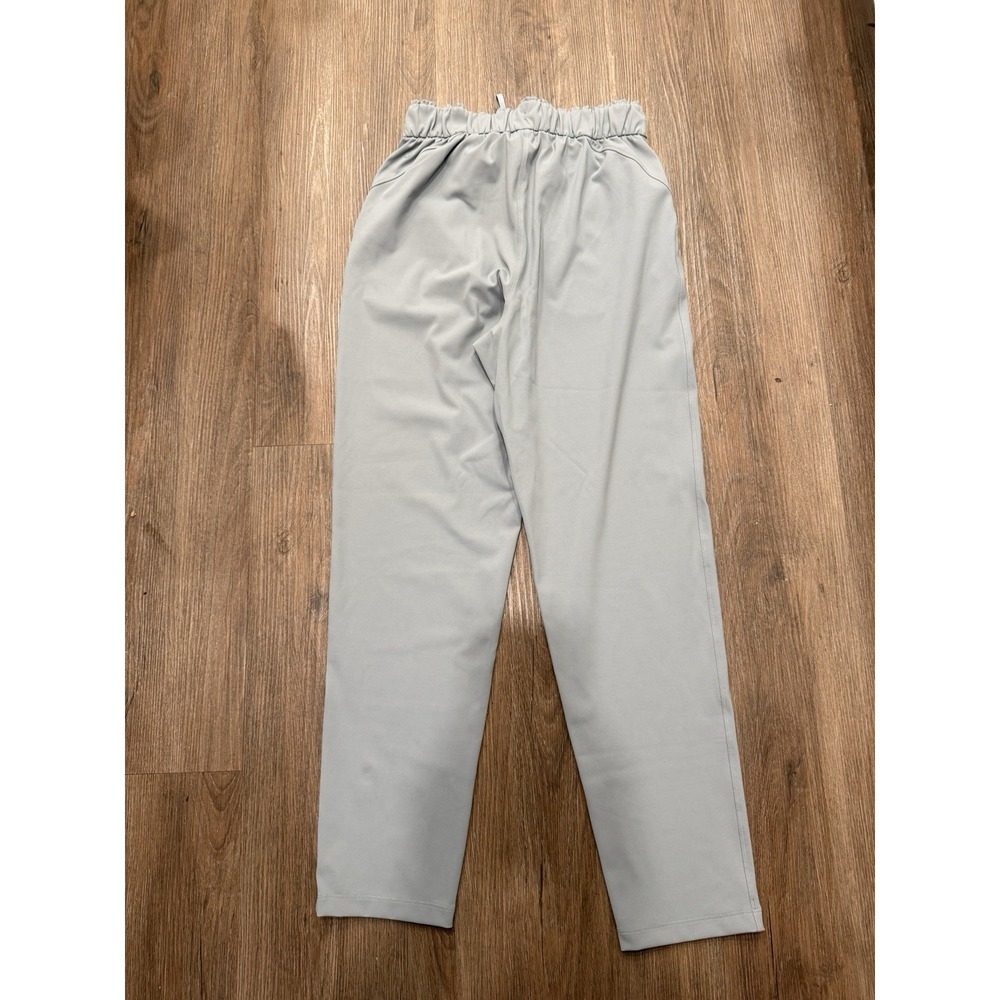 Lululemon Keep Moving High-Rise Pants Sz 4 Gray Drawstring LW5DFGS